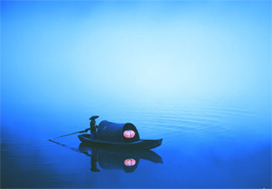 烟雨迷蒙小东江