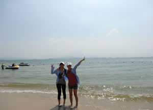 巽寮湾不成便调侃海龟与心动的金沙湾