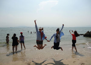 巽寮湾不成便调侃海龟与心动的金沙湾