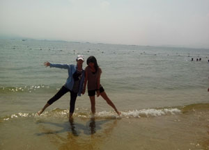 巽寮湾不成便调侃海龟与心动的金沙湾